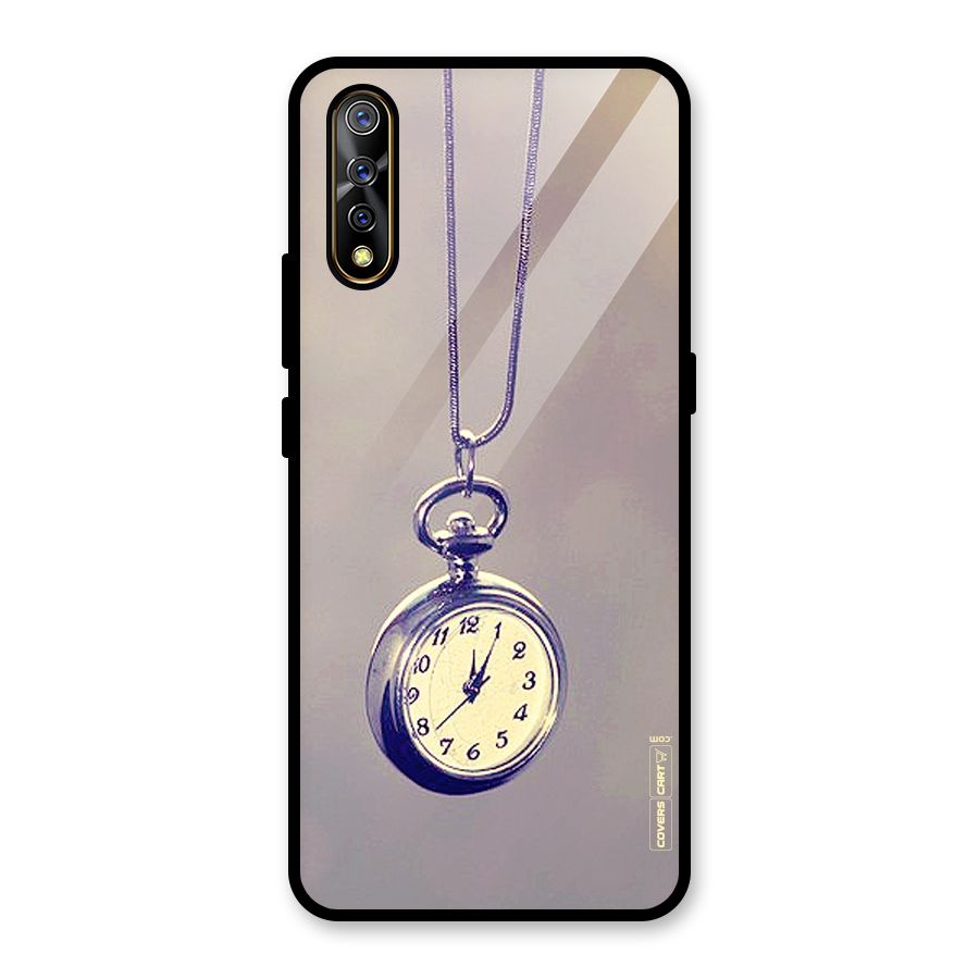 Clock Locket Glass Back Case for Vivo S1