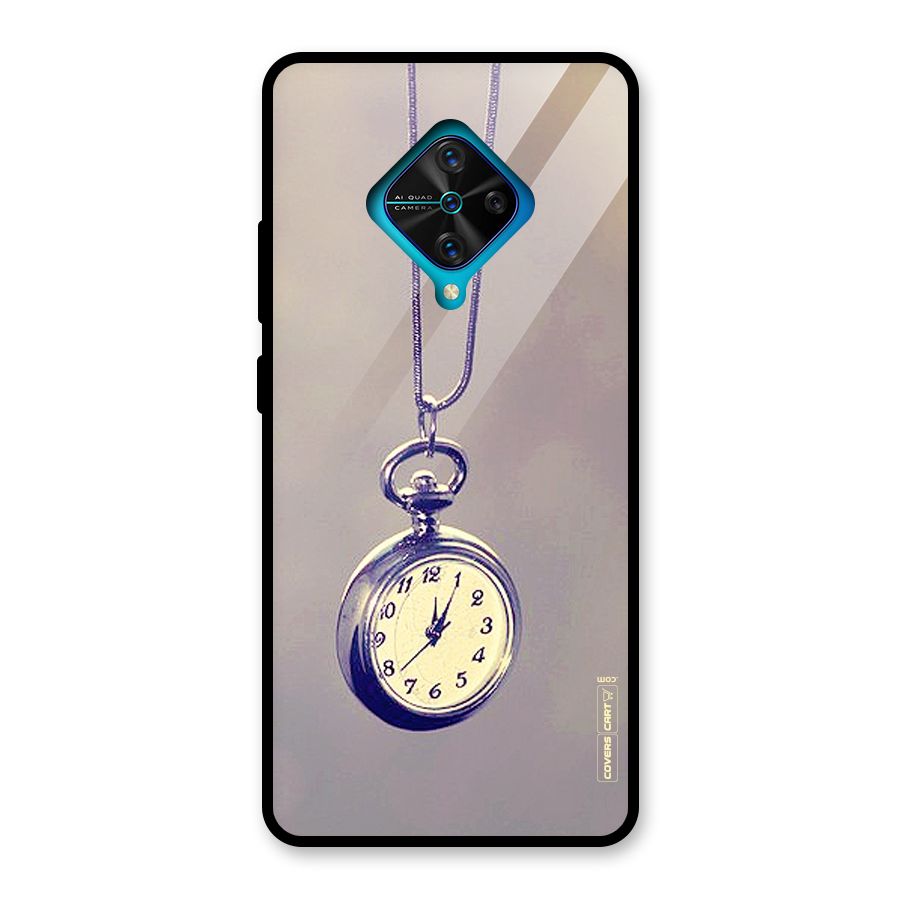 Clock Locket Glass Back Case for Vivo S1 Pro