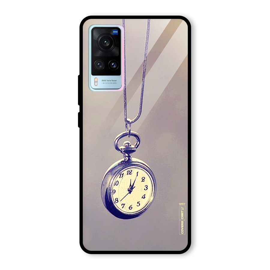 Clock Locket Glass Back Case for Vivo X60
