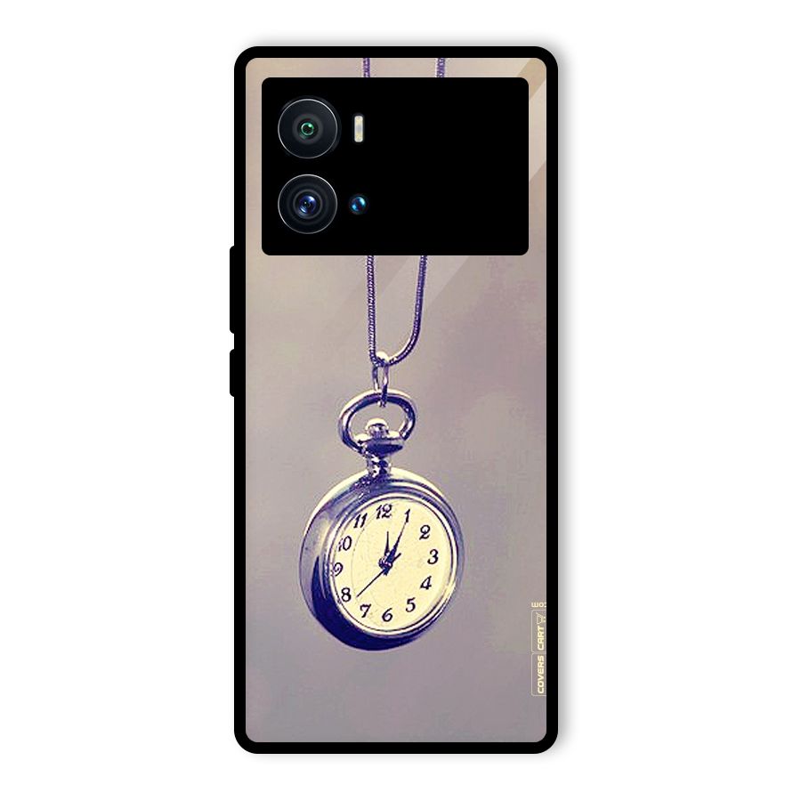 Clock Locket Glass Back Case for Vivo iQOO 9 Pro