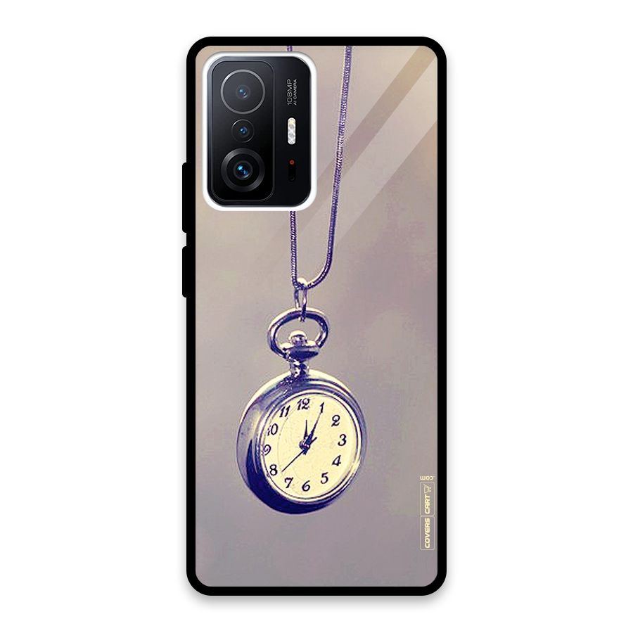 Clock Locket Glass Back Case for Xiaomi 11T Pro