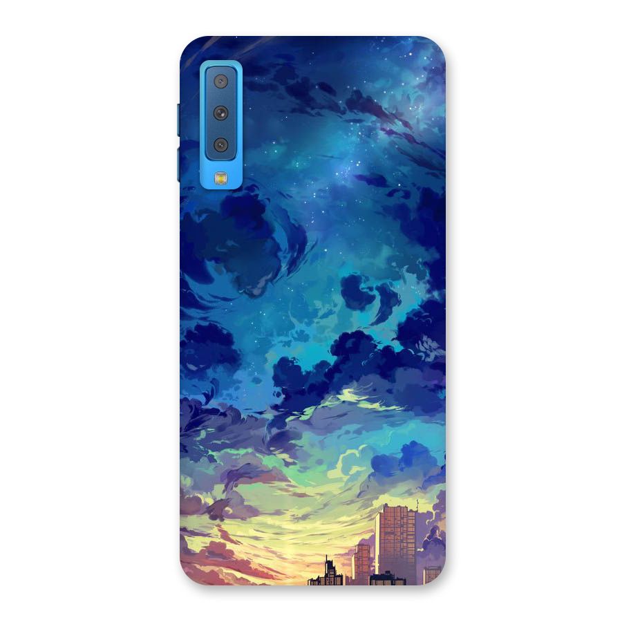 Cloud Art Back Case for Galaxy A7 (2018)