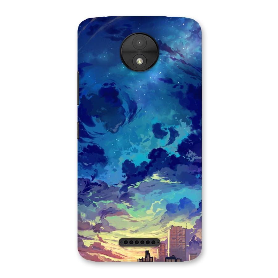 Cloud Art Back Case for Moto C