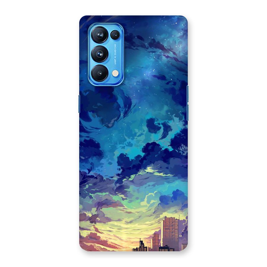 Cloud Art Back Case for Oppo Reno5 Pro 5G