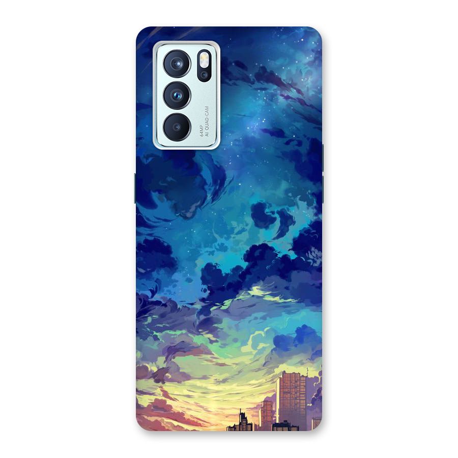 Cloud Art Back Case for Oppo Reno6 Pro 5G
