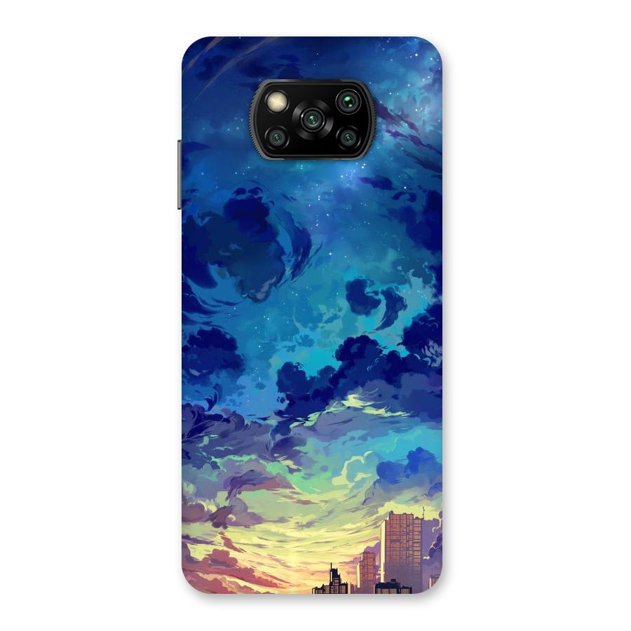Cloud Art Back Case for Poco X3
