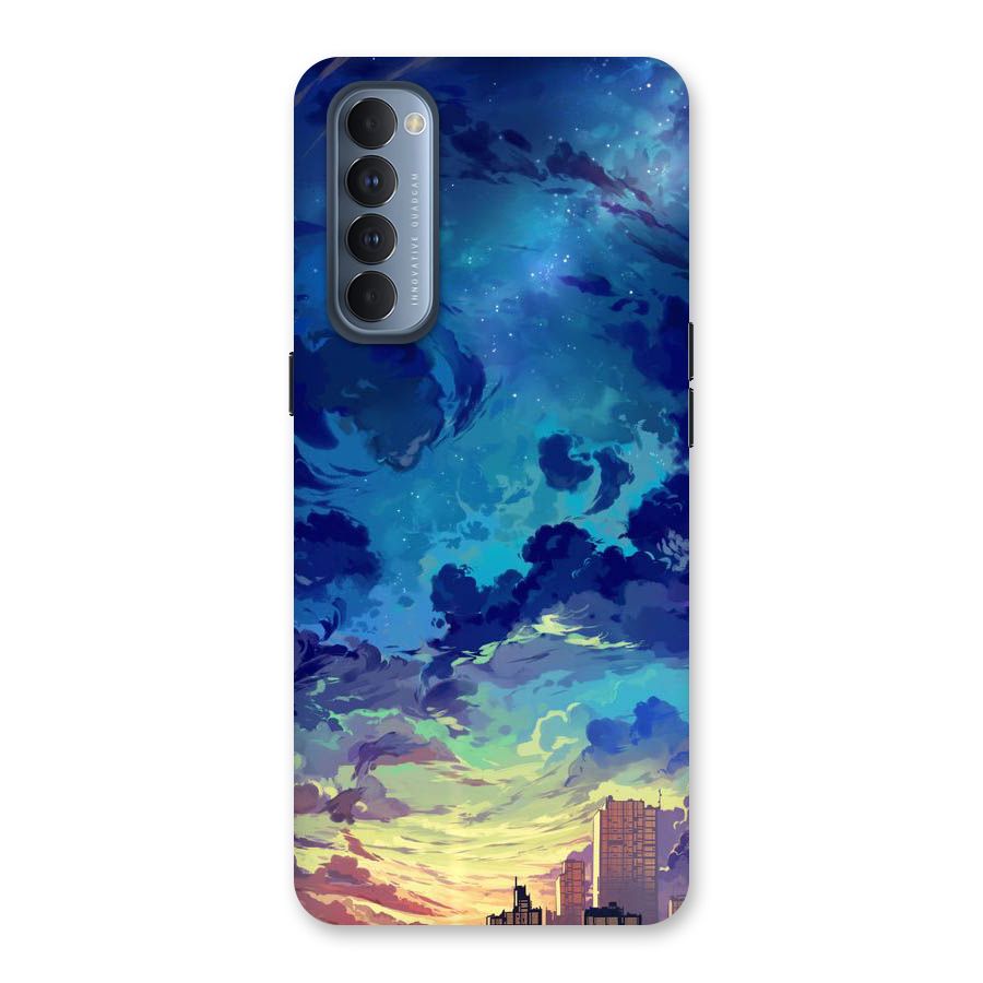 Cloud Art Back Case for Reno4 Pro