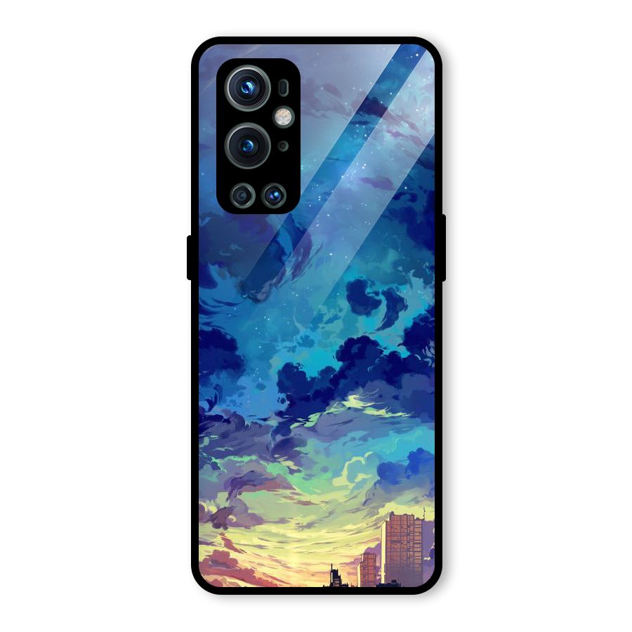 Cloud Art Glass Back Case for OnePlus 9 Pro