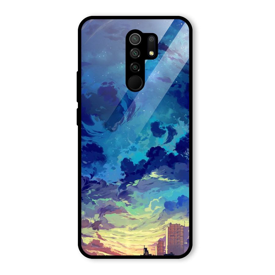 Cloud Art Glass Back Case for Poco M2