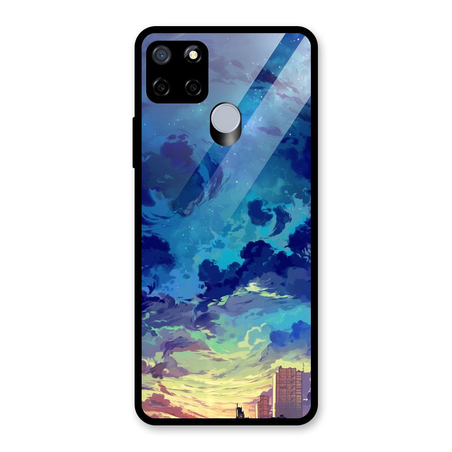 Cloud Art Glass Back Case for Realme C12