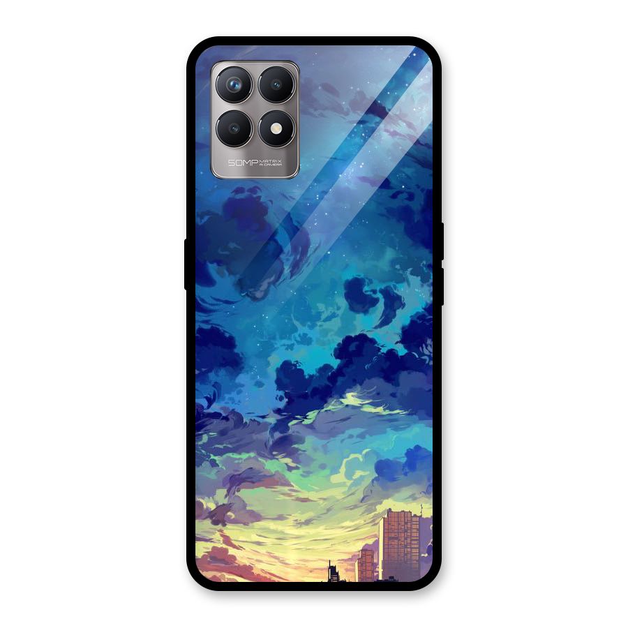 Cloud Art Glass Back Case for Realme Narzo 50