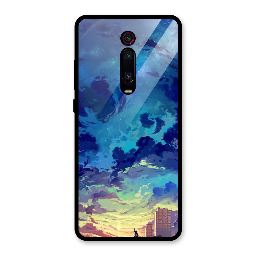 Cloud Art Glass Back Case for Redmi K20