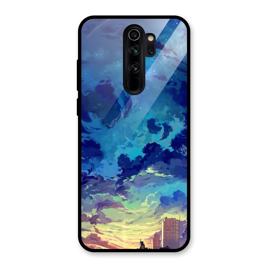Cloud Art Glass Back Case for Redmi Note 8 Pro