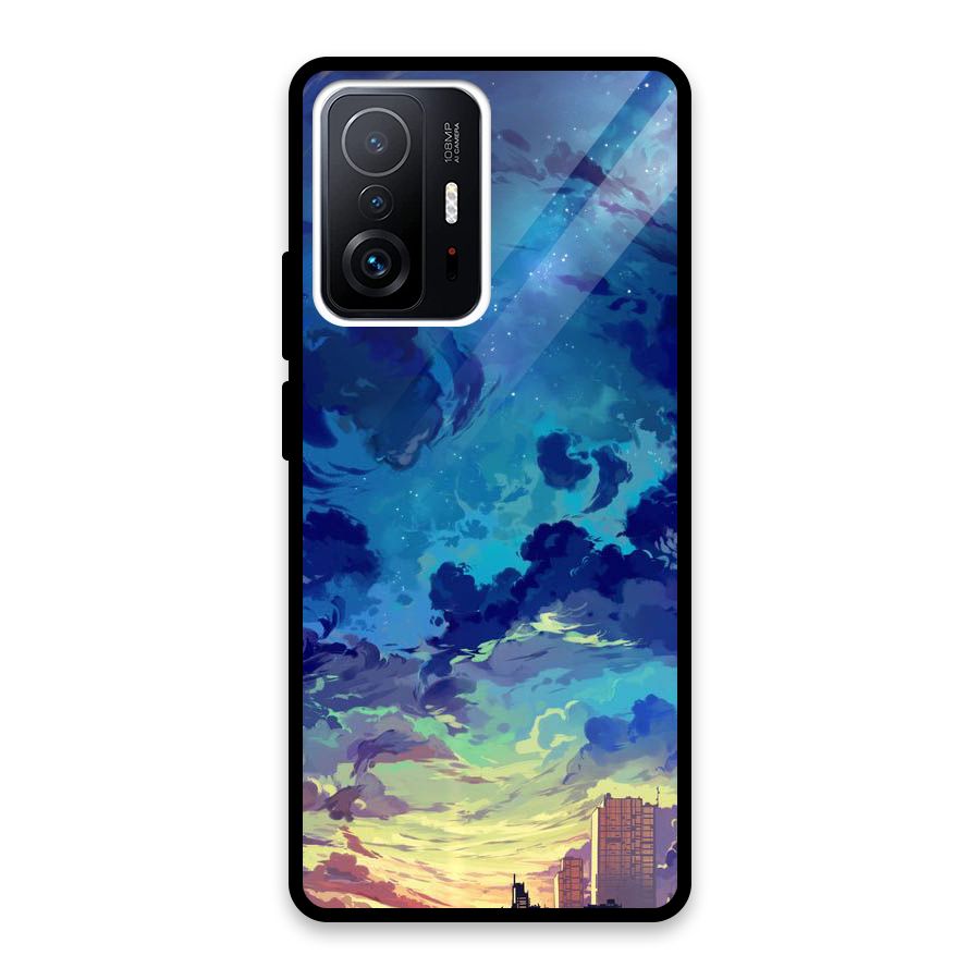 Cloud Art Glass Back Case for Xiaomi 11T Pro