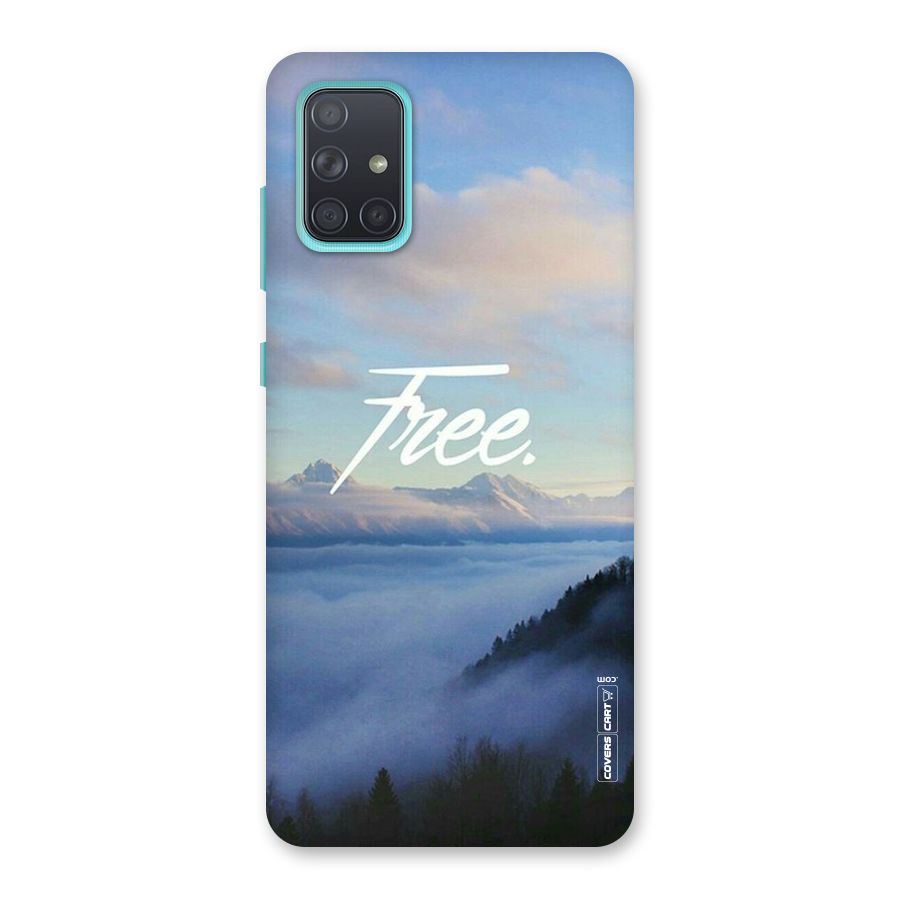 Cloudy Free Back Case for Galaxy A71