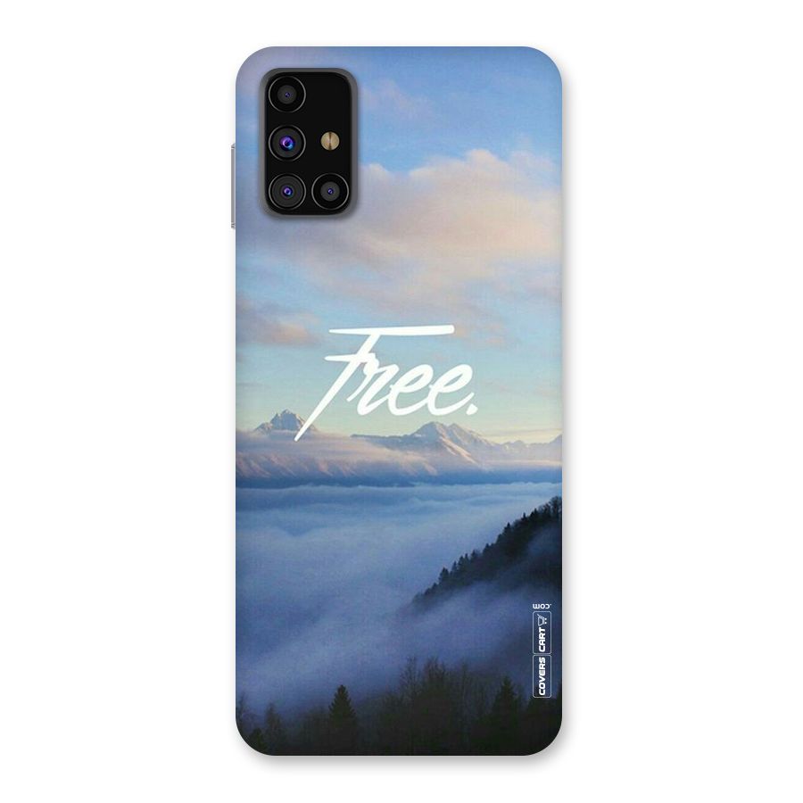 Cloudy Free Back Case for Galaxy M31s