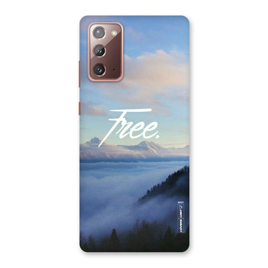 Cloudy Free Back Case for Galaxy Note 20