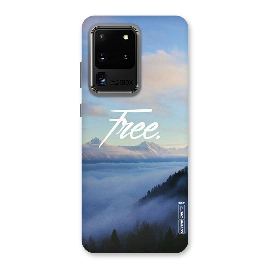 Cloudy Free Back Case for Galaxy S20 Ultra