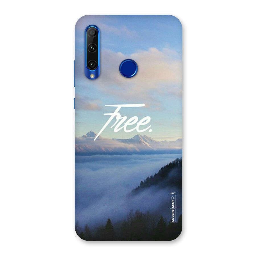 Cloudy Free Back Case for Honor 20i