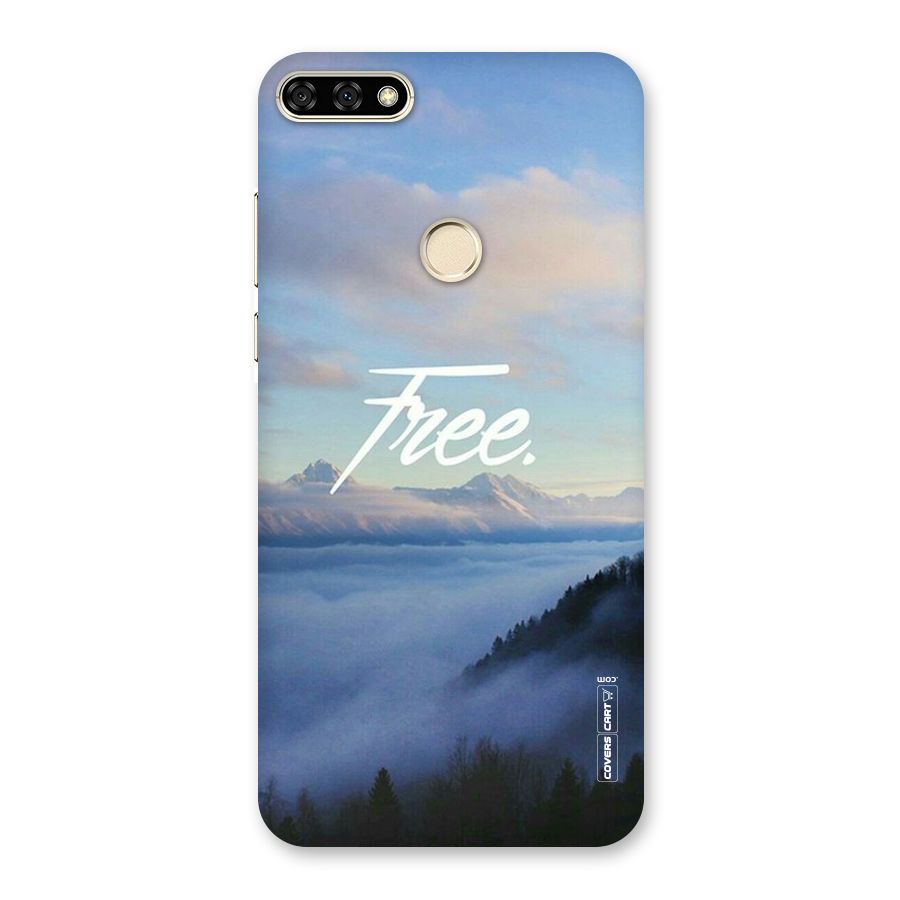 Cloudy Free Back Case for Honor 7A