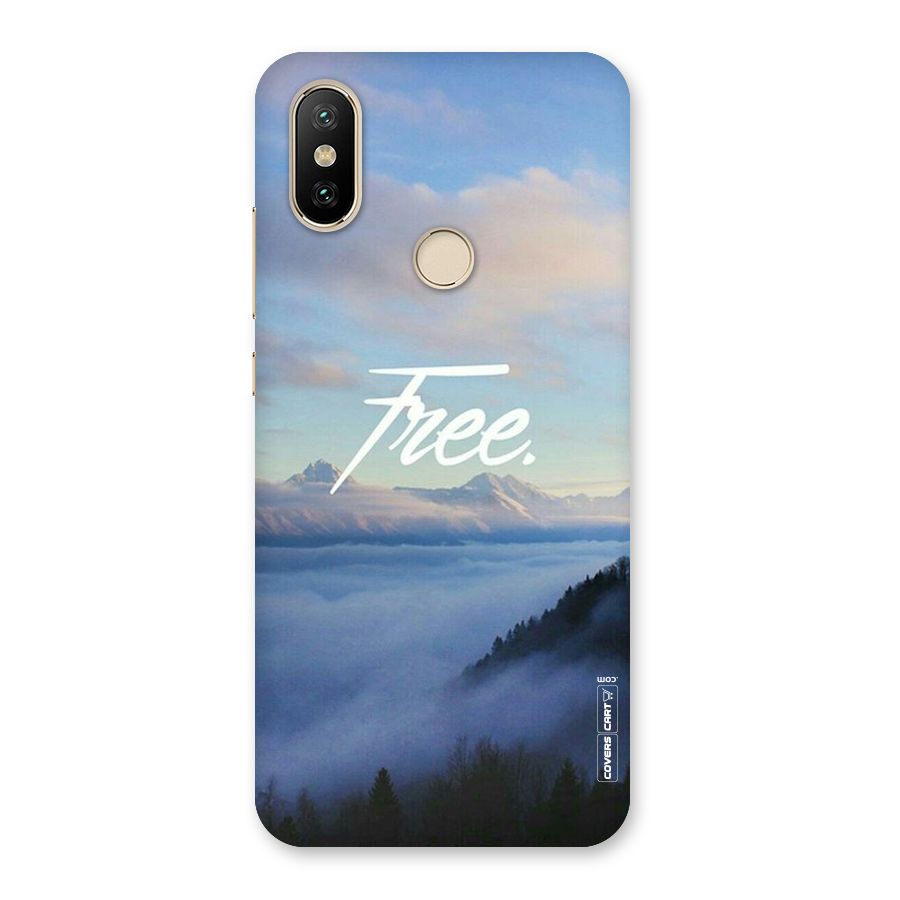 Cloudy Free Back Case for Mi A2