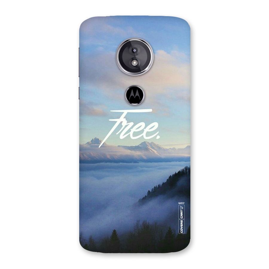 Cloudy Free Back Case for Moto E5