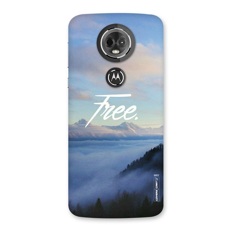 Cloudy Free Back Case for Moto E5 Plus