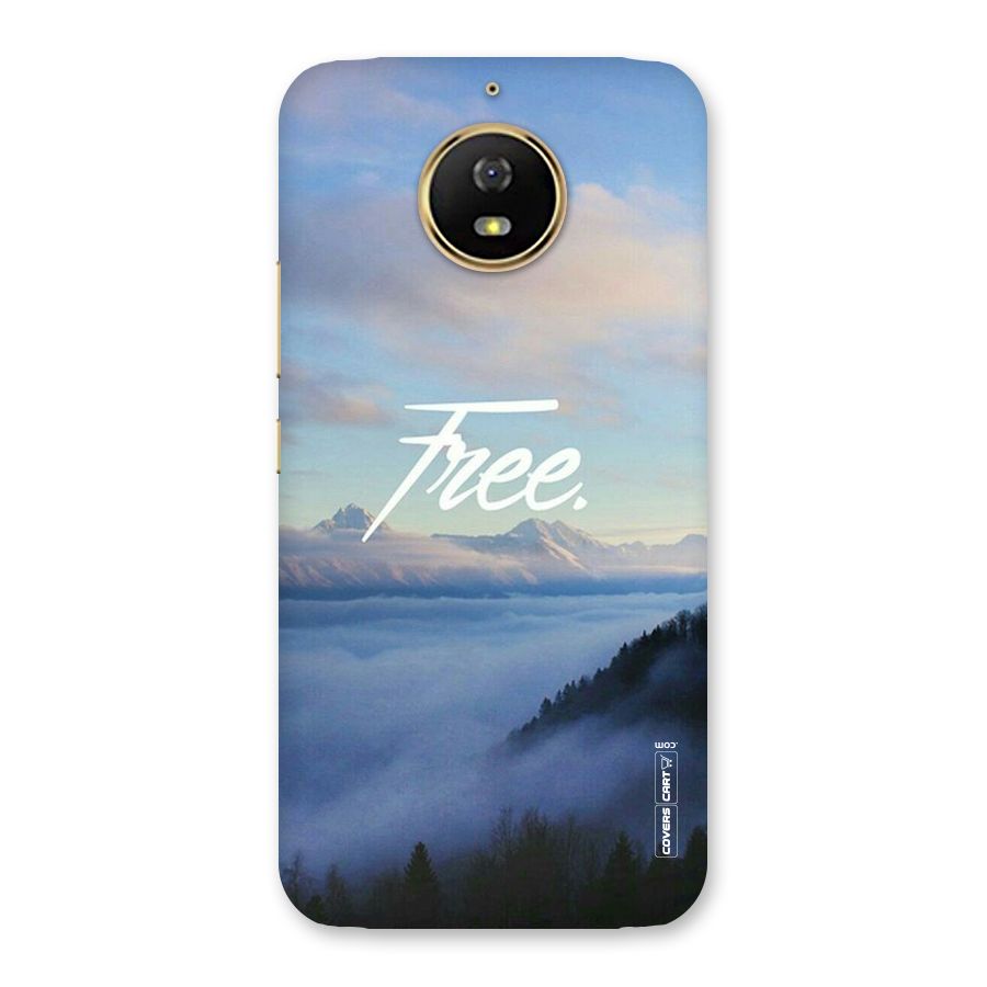 Cloudy Free Back Case for Moto G5s