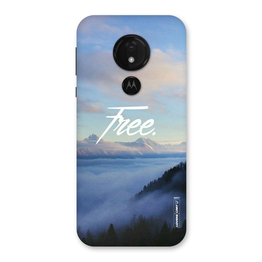 Cloudy Free Back Case for Moto G7 Power