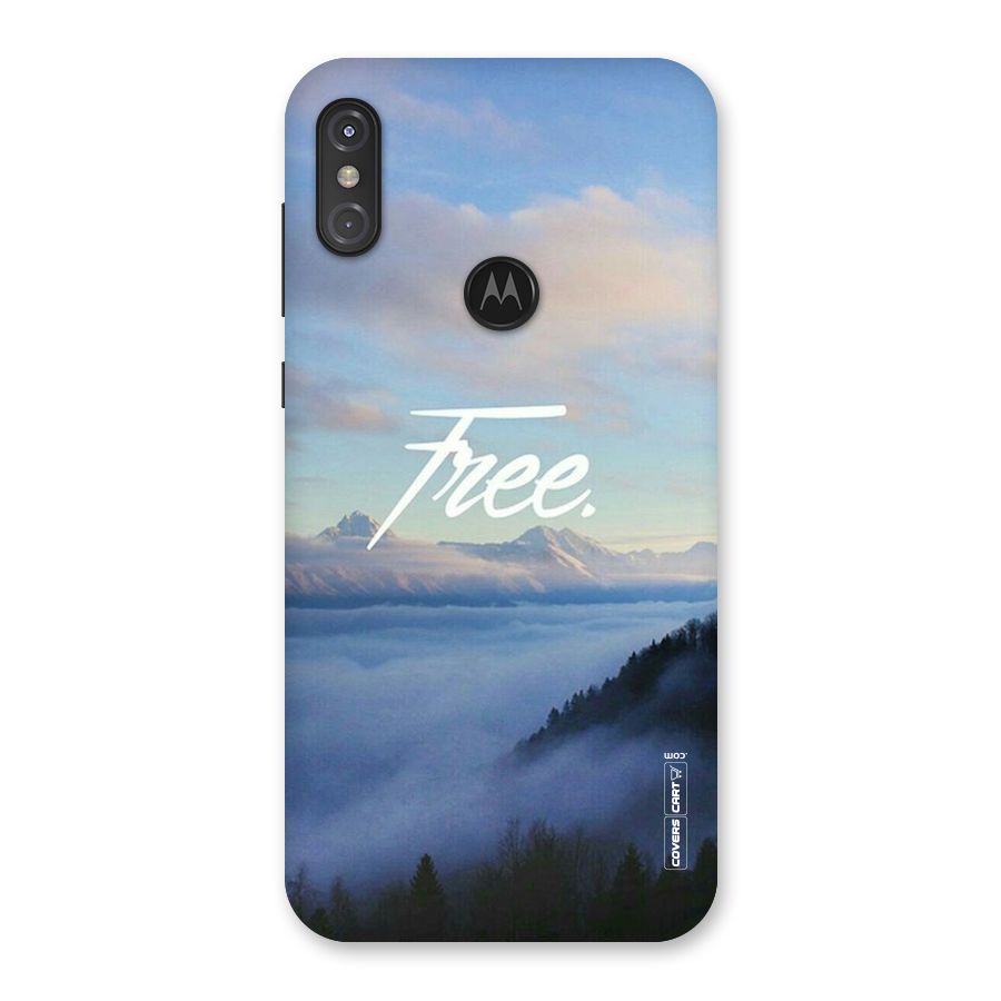 Cloudy Free Back Case for Motorola One Power