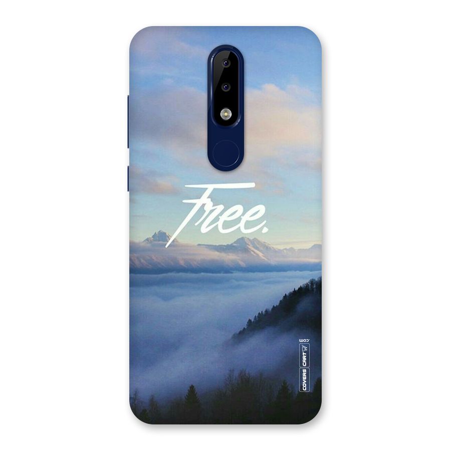 Cloudy Free Back Case for Nokia 5.1 Plus