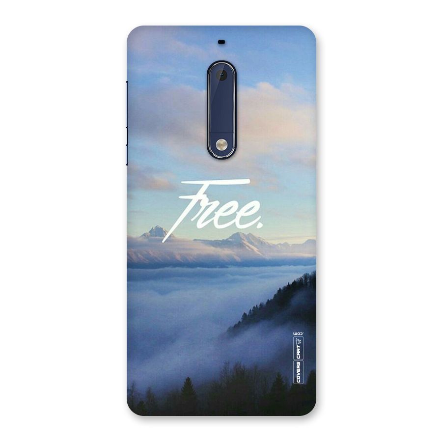 Cloudy Free Back Case for Nokia 5