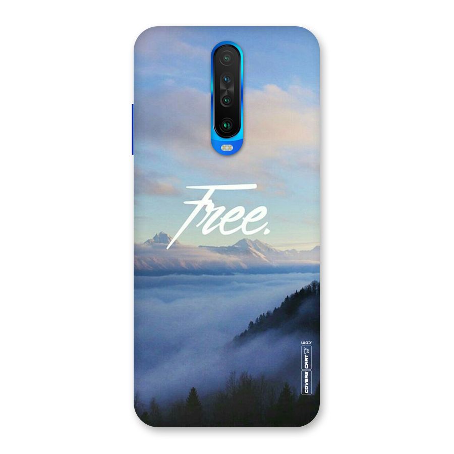 Cloudy Free Back Case for Poco X2