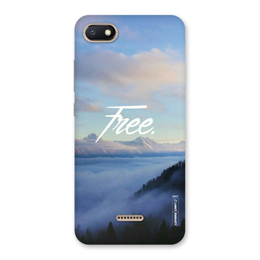 Cloudy Free Back Case for Redmi 6A