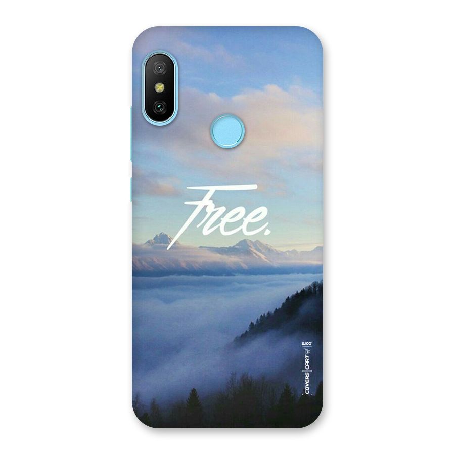 Cloudy Free Back Case for Redmi 6 Pro