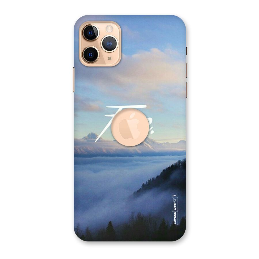 Cloudy Free Back Case for iPhone 11 Pro Max Logo Cut