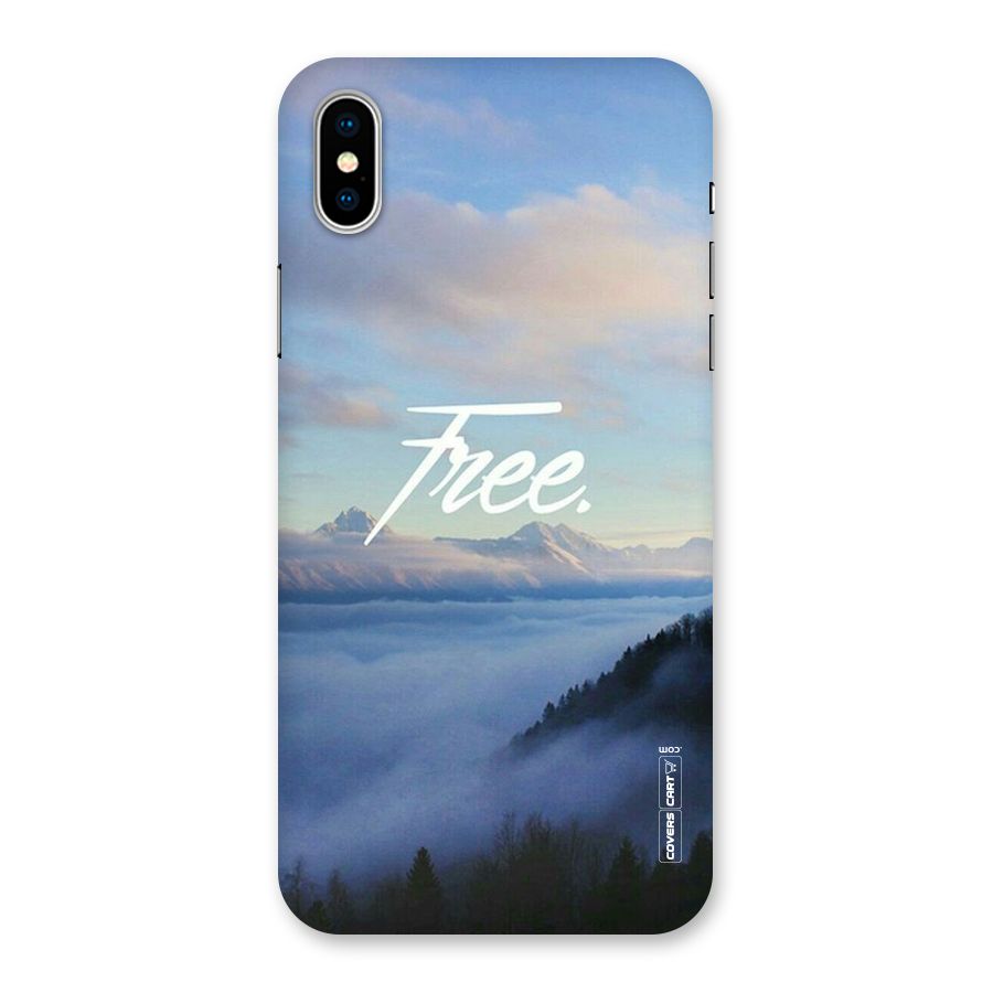 Cloudy Free Back Case for iPhone XS