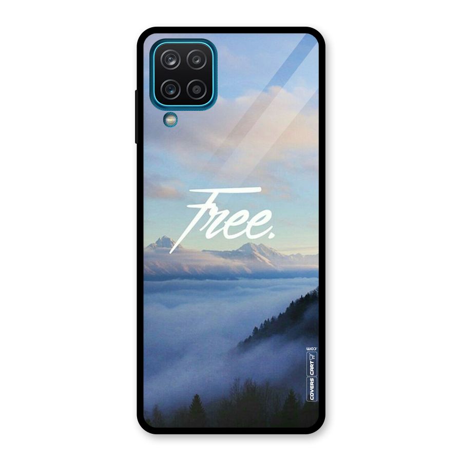 Cloudy Free Glass Back Case for Galaxy A12