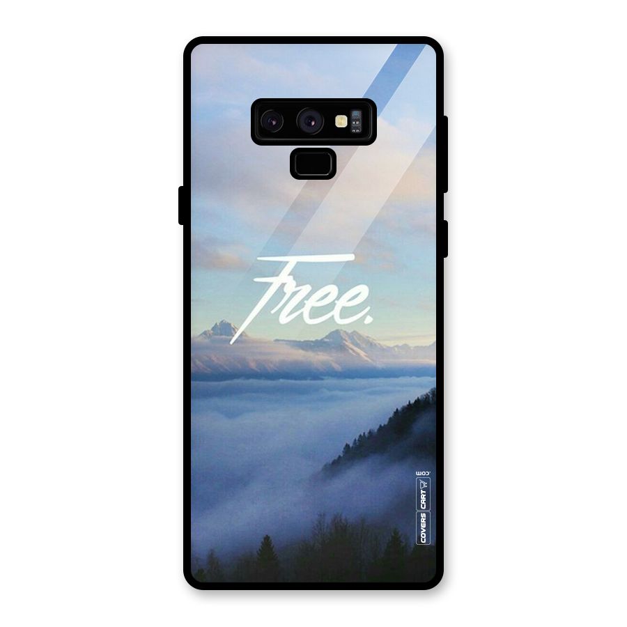 Cloudy Free Glass Back Case for Galaxy Note 9