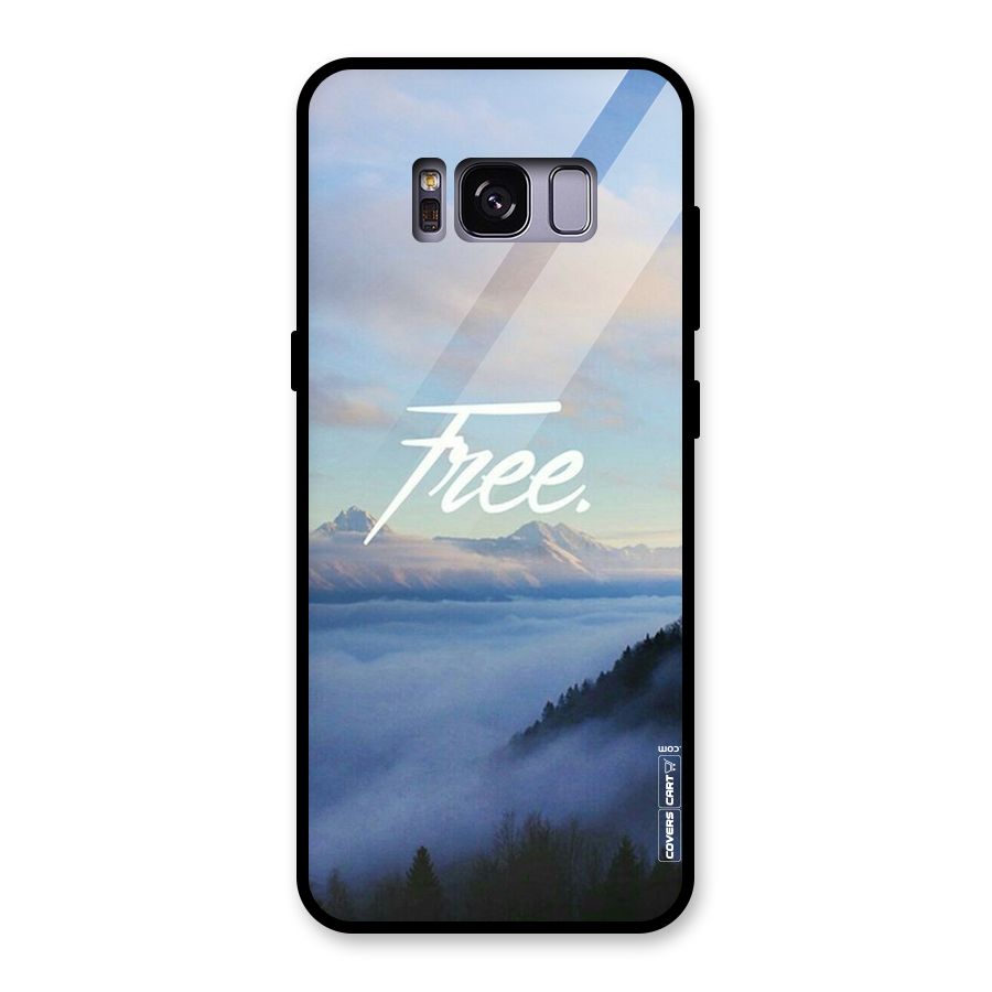 Cloudy Free Glass Back Case for Galaxy S8