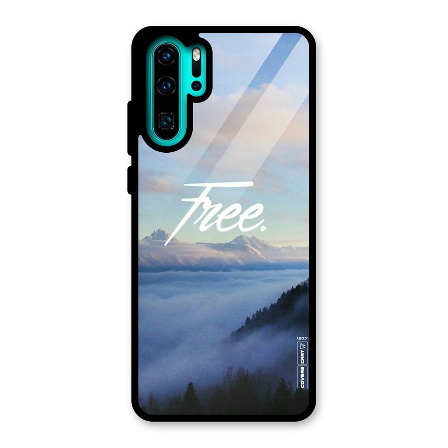 Cloudy Free Glass Back Case for Huawei P30 Pro