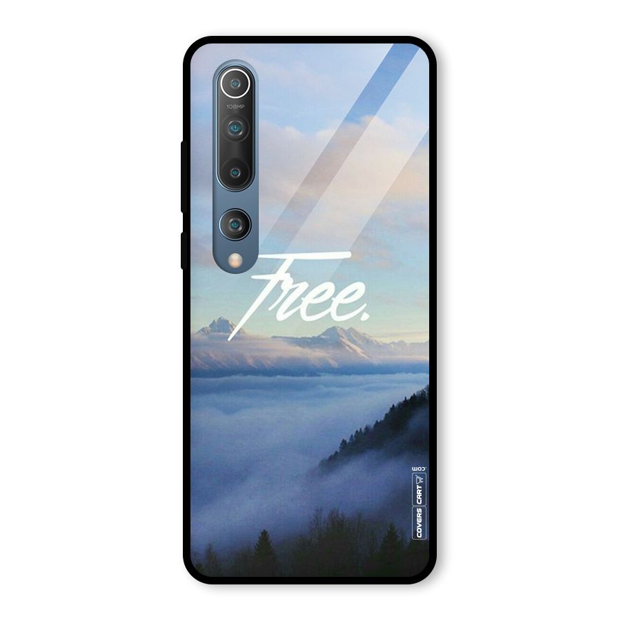 Cloudy Free Glass Back Case for Mi 10