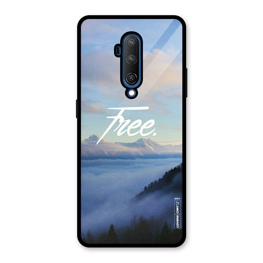 Cloudy Free Glass Back Case for OnePlus 7T Pro