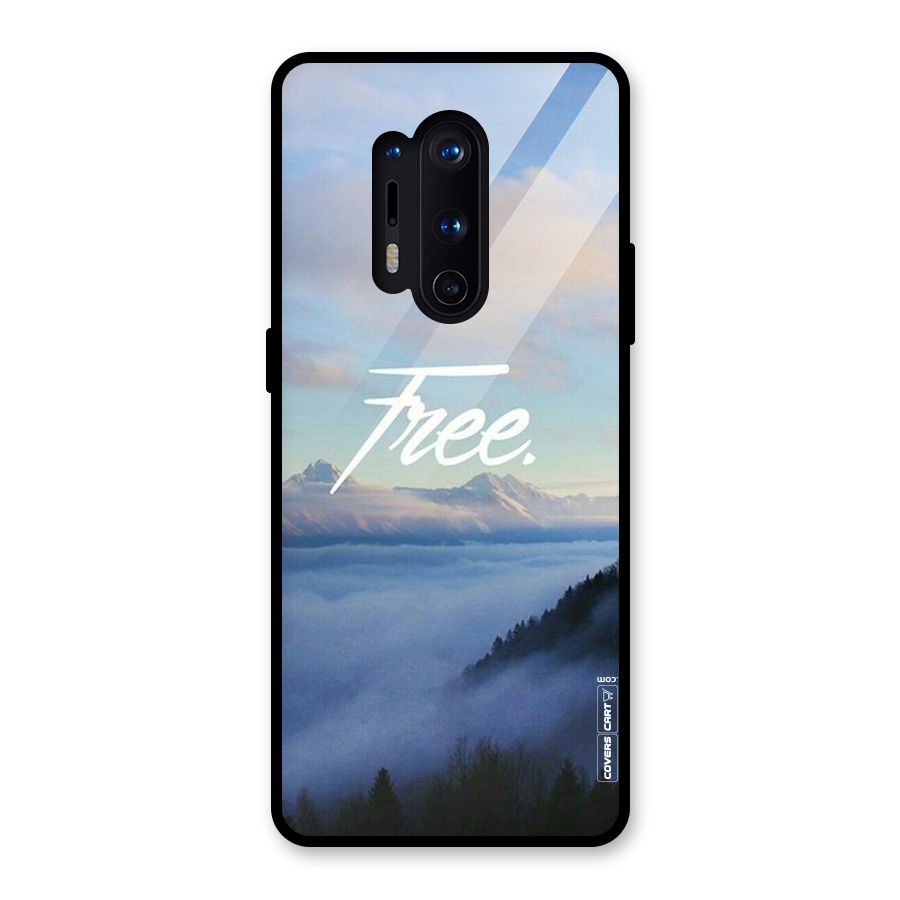 Cloudy Free Glass Back Case for OnePlus 8 Pro