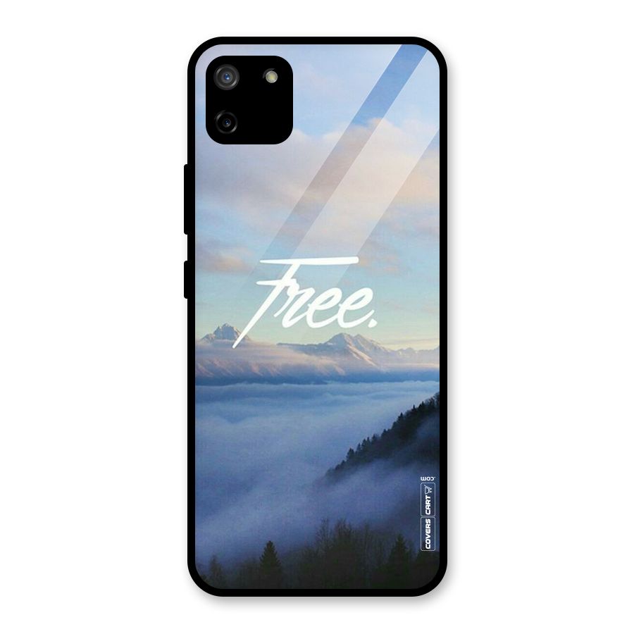 Cloudy Free Glass Back Case for Realme C11