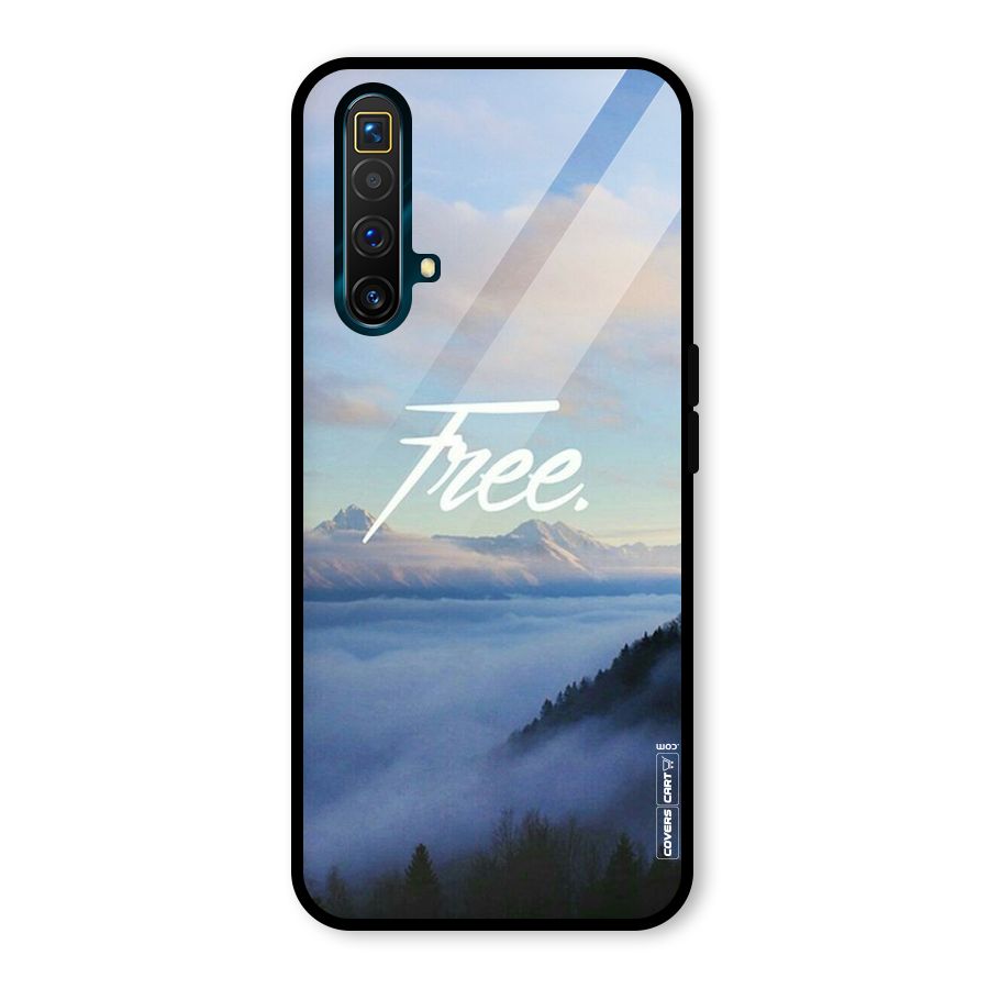 Cloudy Free Glass Back Case for Realme X3 SuperZoom