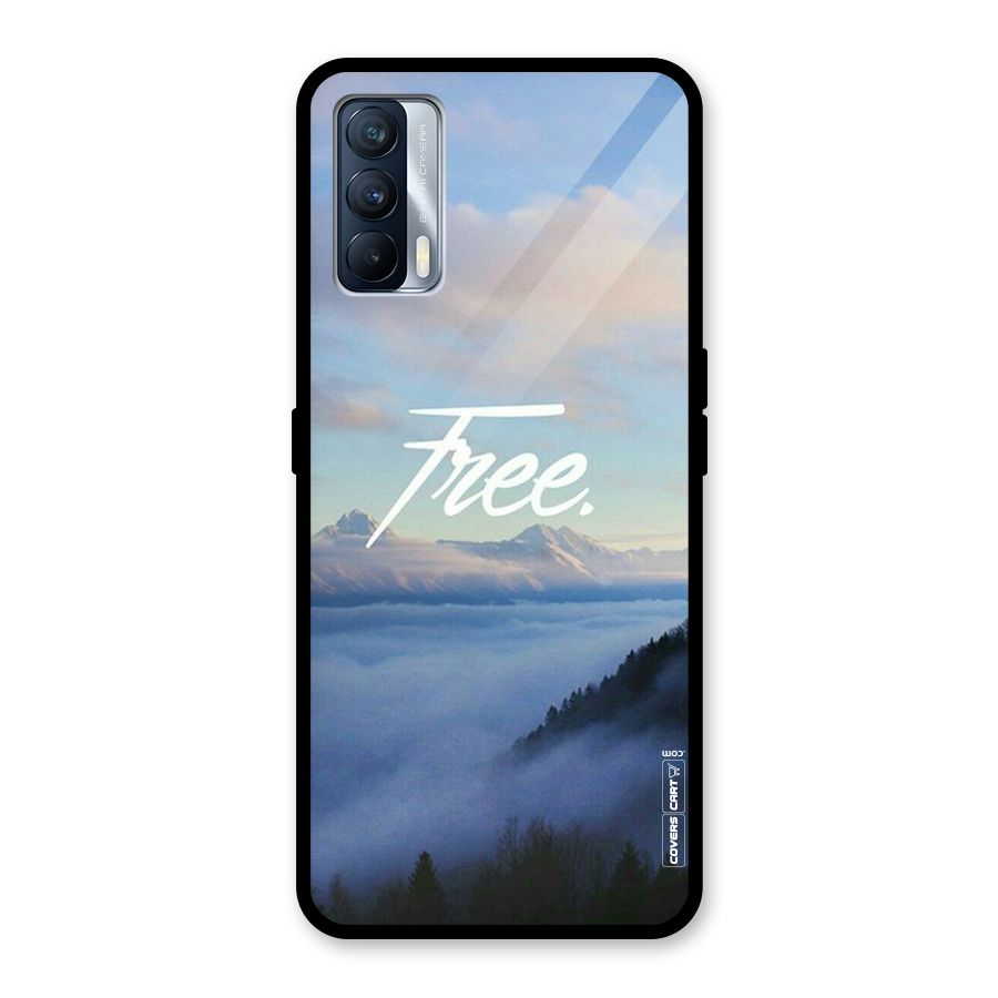 Cloudy Free Glass Back Case for Realme X7