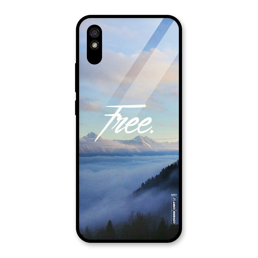 Cloudy Free Glass Back Case for Redmi 9i