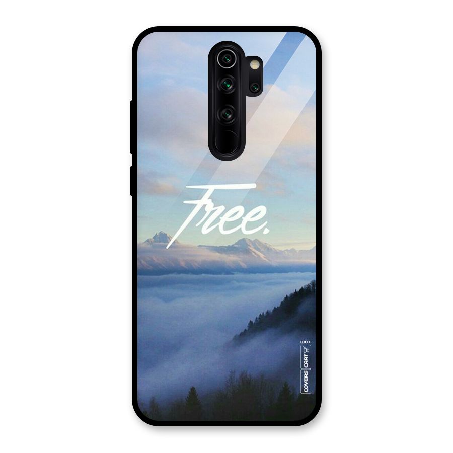 Cloudy Free Glass Back Case for Redmi Note 8 Pro