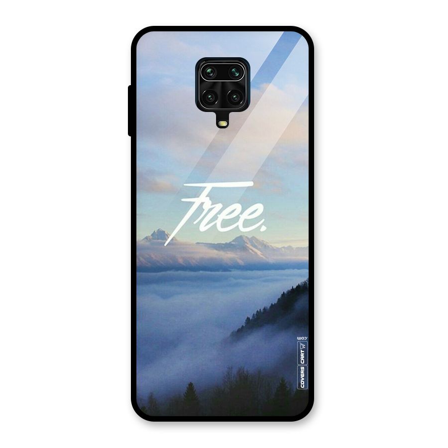 Cloudy Free Glass Back Case for Redmi Note 9 Pro Max